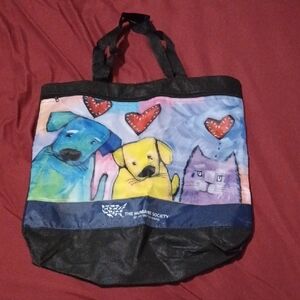 The Humane Society Colorful Pet Tote Bag